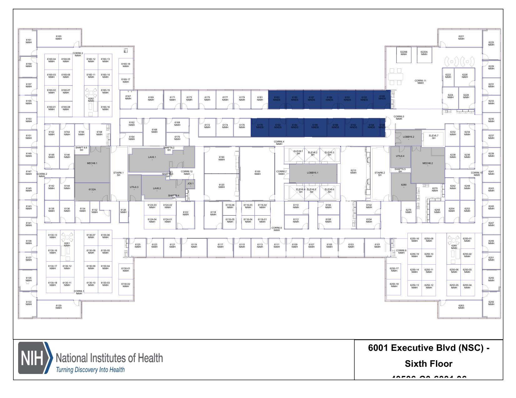 NSC Floor 6 — Sixth Floor plan drawing